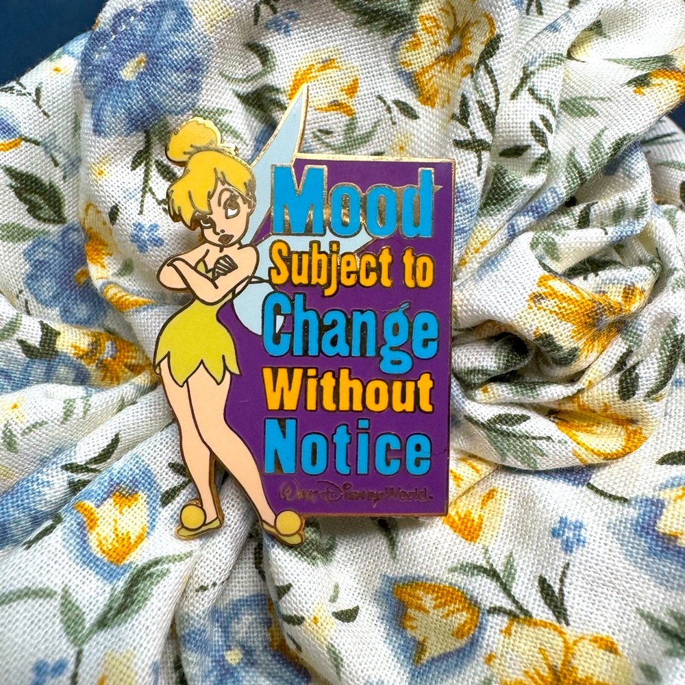 Disney Tinkerbell Gold Pin Trading Pin